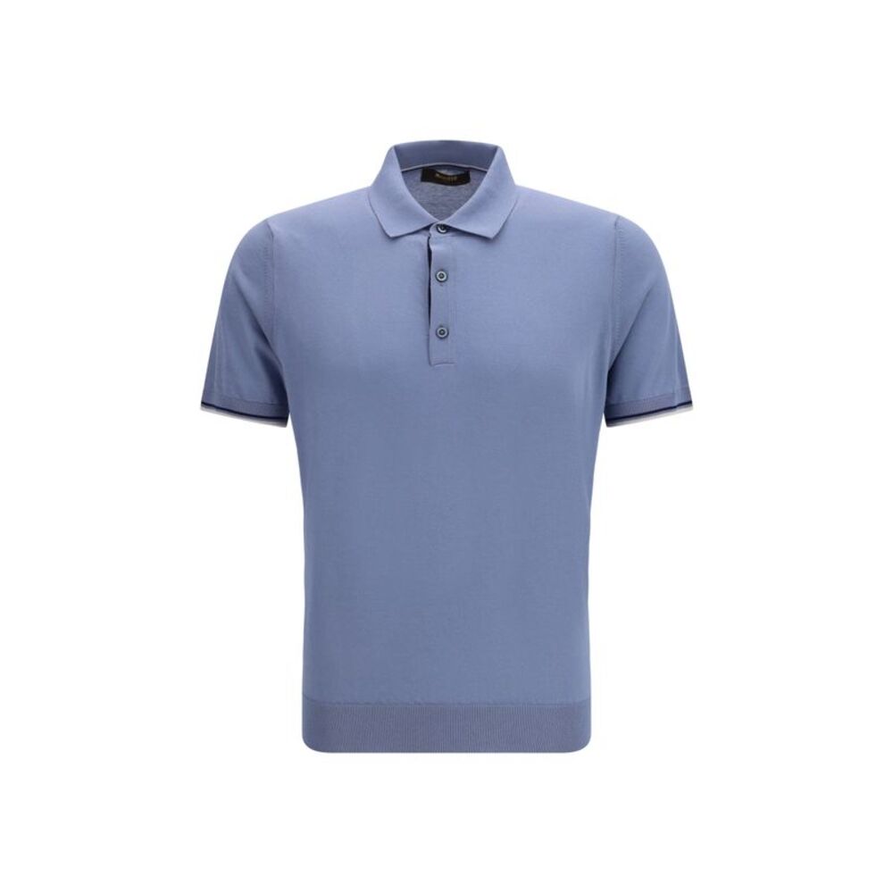 Moorer Men Cotton Polo